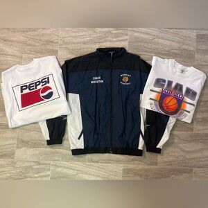1990s Brandon University Bobcats Basketball Clothing Lot Jacket Shirts Manitoba